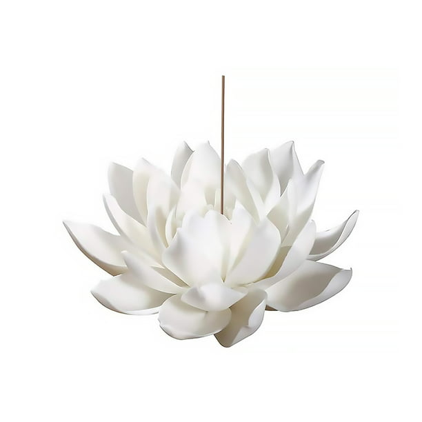 Details about   Ceramic Lotus Flower Candle Holder